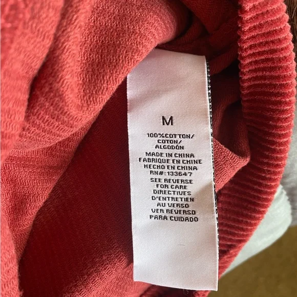 Medium RE Generation maroon front button dress - Picture 5 of 5